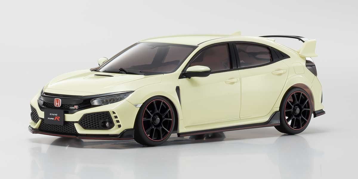 [���ܼ�] KYMZP445W [KYOSHO] ASC MA03F-FWD Honda CIVIC Type R White