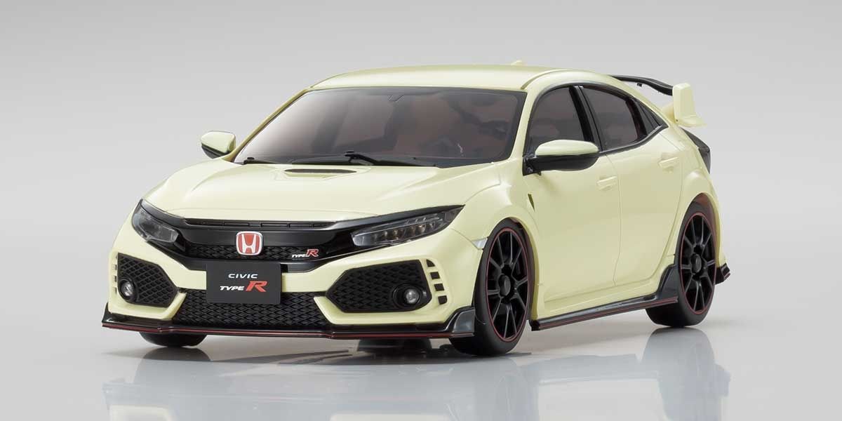 [���ܼ�] KYMZP445W [KYOSHO] ASC MA03F-FWD Honda CIVIC Type R White