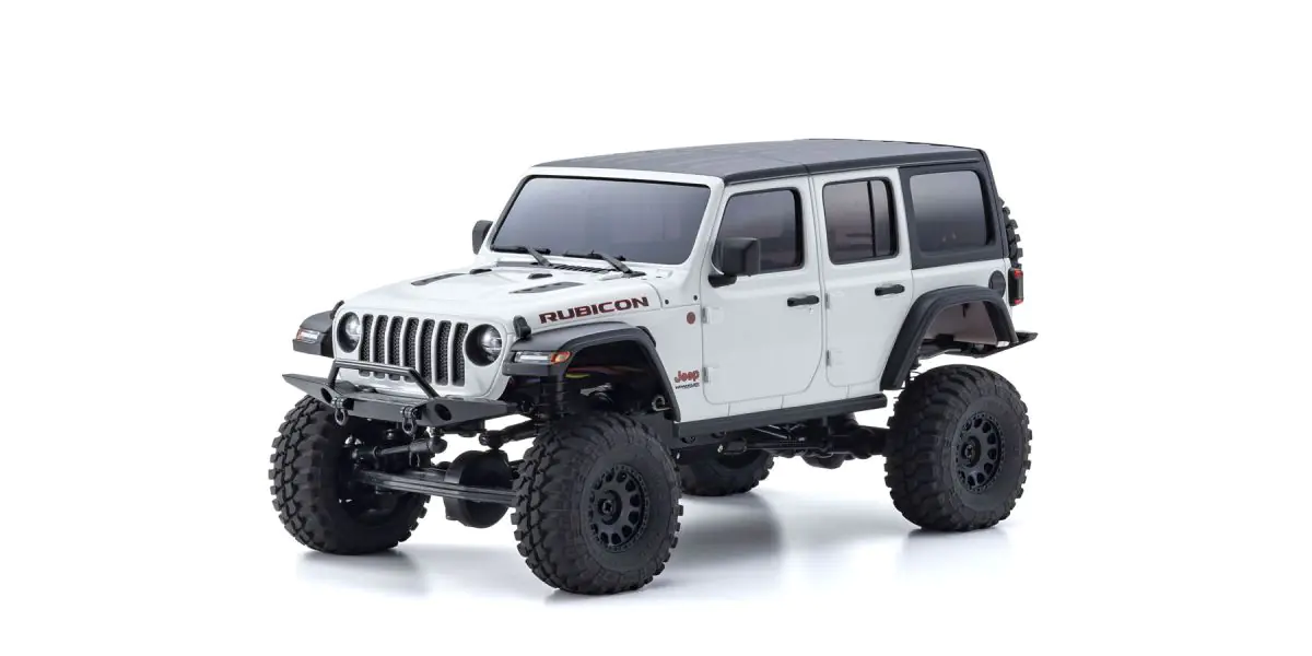 MINI-Z 4x4 readyset JeepⓇ Wrangler Unlimited Rubicon Bright White 32536W