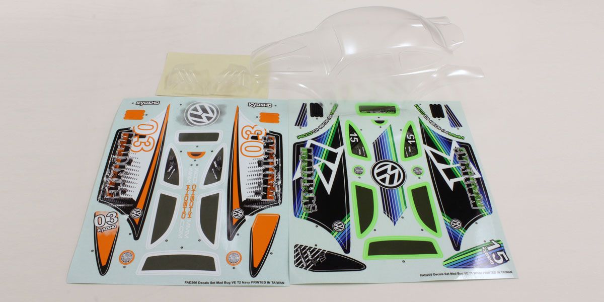 [���ܼ�] KYFAB305 [KYOSHO] Clear Body Set (MAD BUG VE)