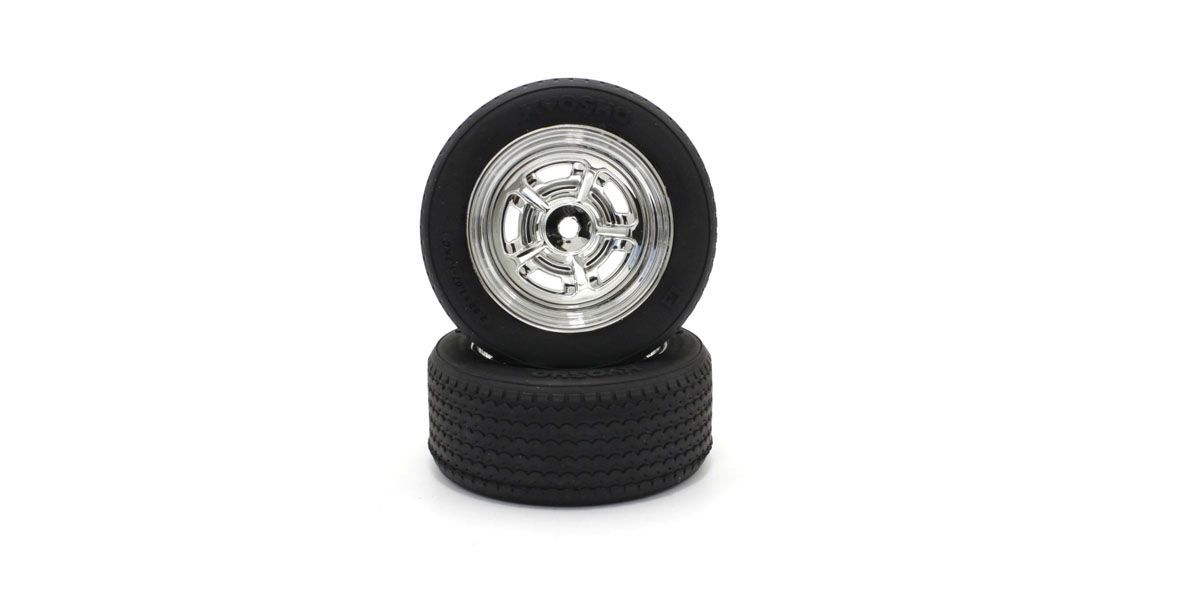 [���ܼ�] KYFATH703SMM [KYOSHO] Glued Vintage TC Tire FZ02 (M/RostylePlate/2pcs)