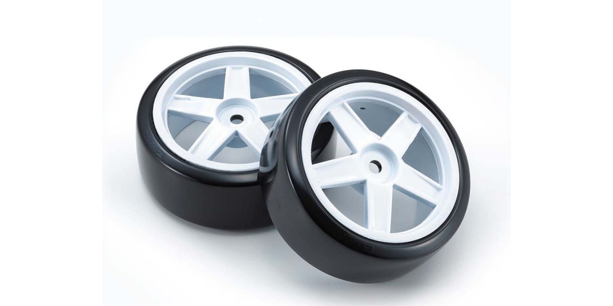 [���ܼ�] KYFATH704WD [KYOSHO] PremountedDriftTireFZ02(5Spoke/White/2p)