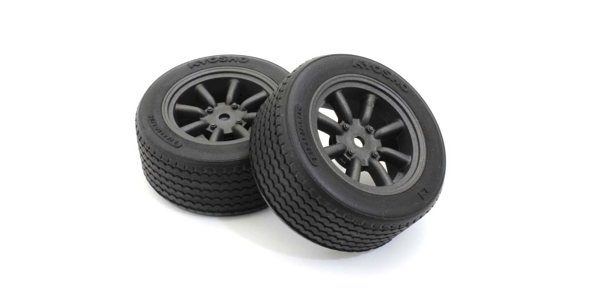 [���ܼ�] KYFATH706BKM [KYOSHO] Glued TC Tire FZ02(M/8SwatanabeWheel/BL/2p)