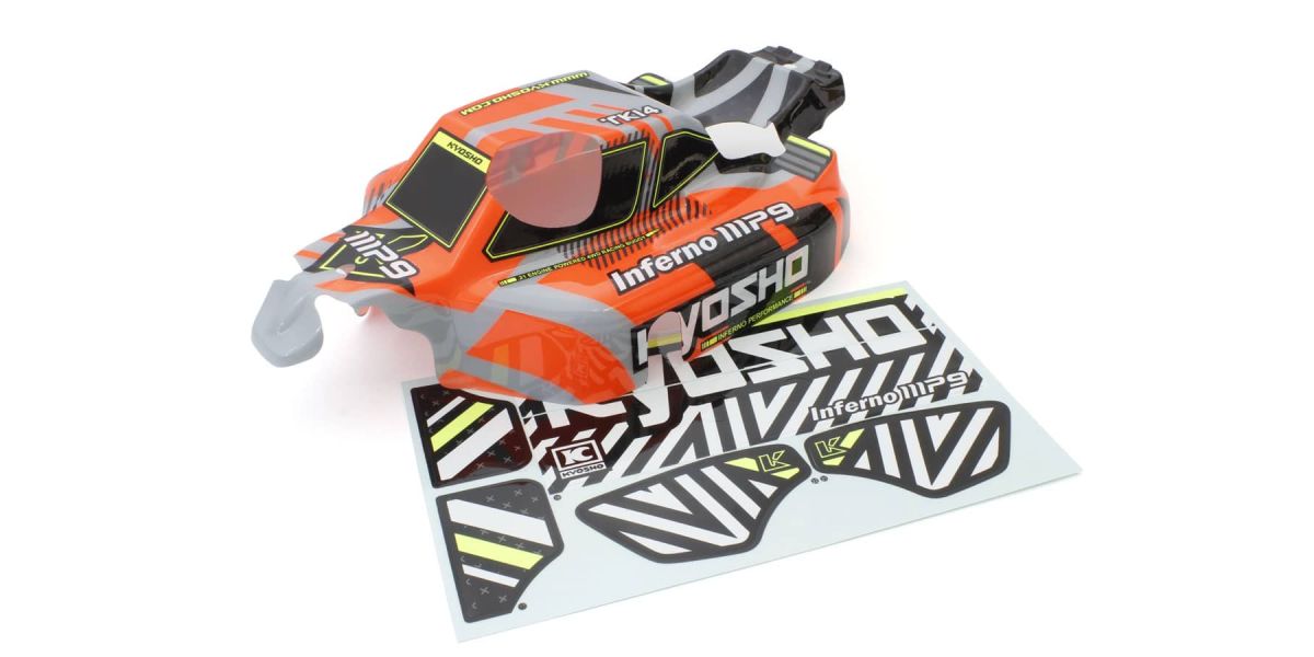 [���ܼ�] KYIFB117OR [KYOSHO] INFERNO MP9 TKI4 V2 Decoration Body Set(Orange)