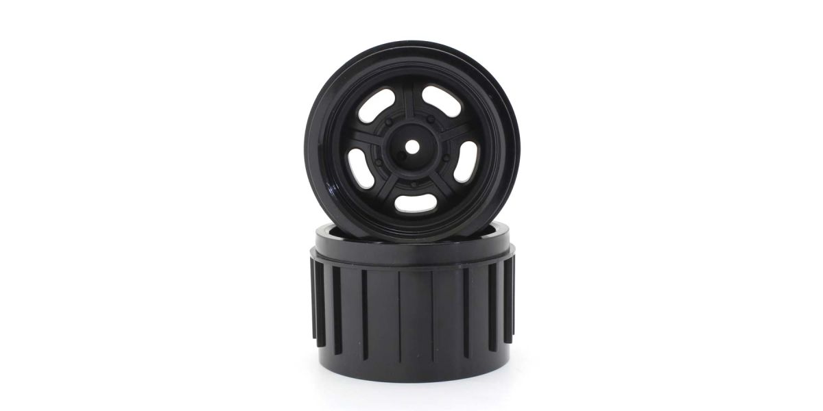 [���ܼ�] KYKBH001BK [KYOSHO] Wheel (MAD WAGON VE/Black/2pcs)