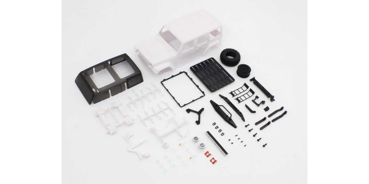 [���ܼ�] KYMXN07 [KYOSHO] JEEP WRANGLER RUBBICON ACC WhiteBody Set