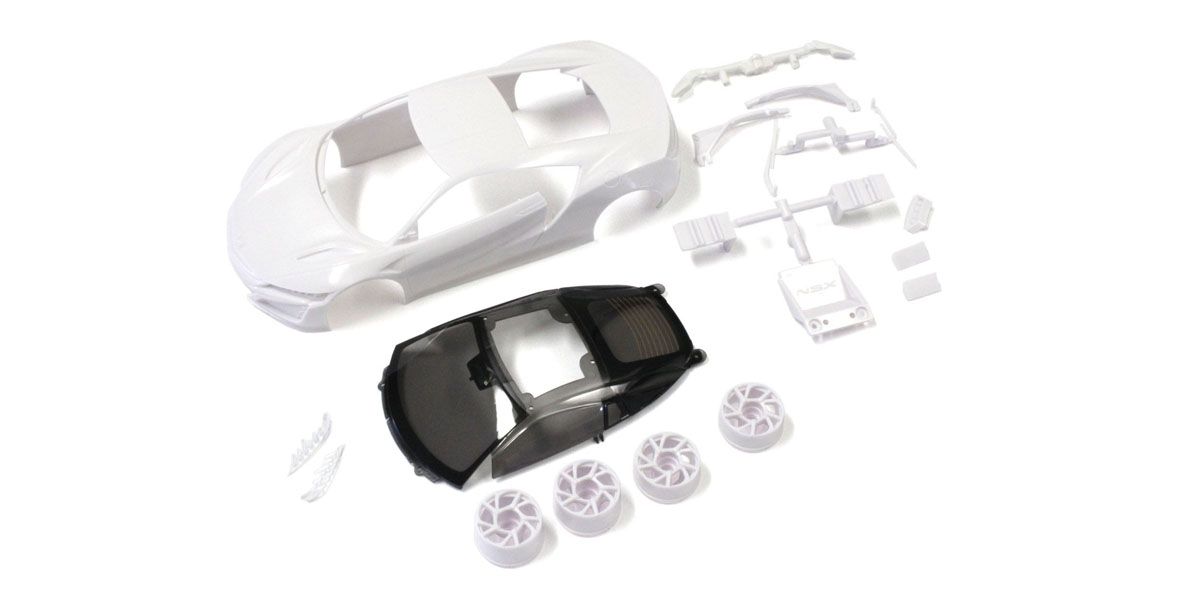 [���ܼ�] KYMZN186 [KYOSHO] Honda NSX White body set(w/Wheels)