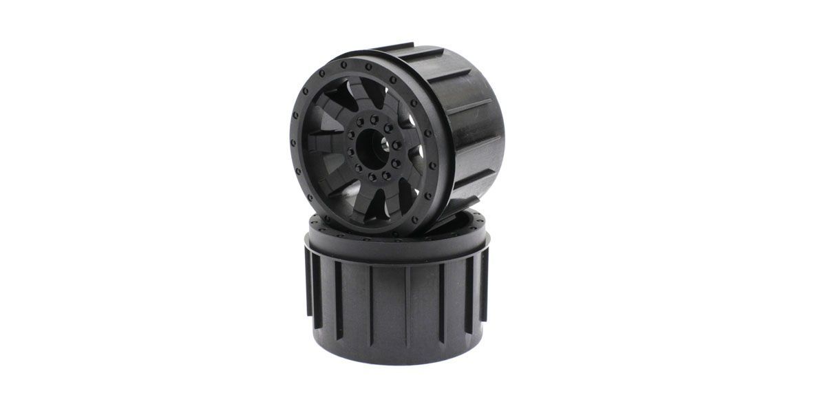 [���ܼ�] KYNTH001BK [KYOSHO] Wheel(Nitro Tracker/Black/2pcs)