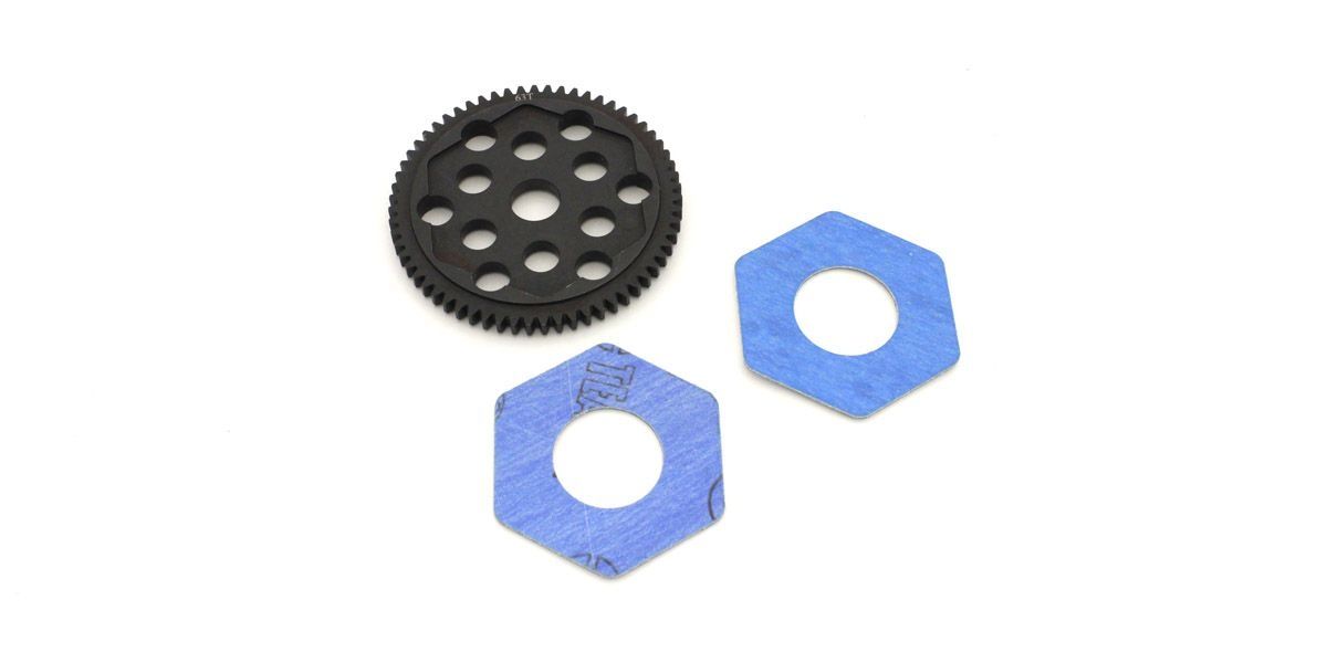 [���ܼ�] KYSXW013C [KYOSHO] Steel Spur Gear Set 63T(Scorpion XXL)
