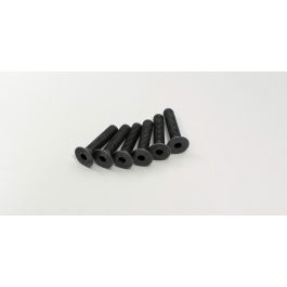 Flat Head Screw(Hex/M4x18/6pcs) 1-S34018H - KYOSHO RC
