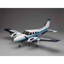 【O-1810】KYOSHO 京商 パイパー PA34 VE29 飛行機 模型 900mm Size Super Scale Flying Model PIPER PA34 VE29Twin Blue