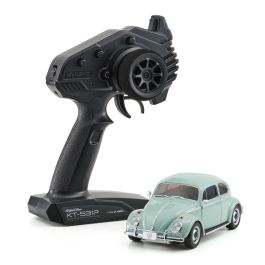 asahi レトロラジコンVW miniBEETLE BUGGY ラジコン稼働品 ミニッツRWD MR-04 レディセット VW Beetle 1966モデル バハマブルー
