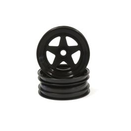 2.2インチ用フロントホイール(2入/ブラック/スコーピオン 2014