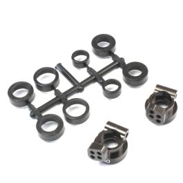 V2 Aluminum Rear Hub Set(0ﾟ/SB) UMW704-0B - KYOSHO RC