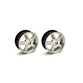 ホイール(5本スポーク/クローム/24mm/2入) VZH010CM | 京商 | RC