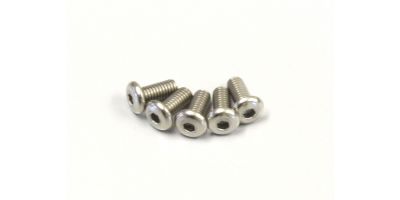 Button Screw(Hex/Titanium/M2.6x6/5pcs) 1-S12606HT