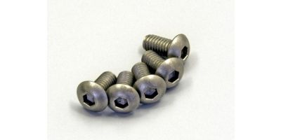 Button Screw(Hex/Titanium/M4x8/5pcs) 1-S14008HT