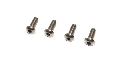 Button Screw(Hex/Titanium/M4x12/4pcs) 1-S14012HT