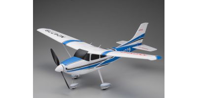700mm Size Super Scale Flying Model CESSNA 182 Skylane VE29 PIP Blue 10932BL