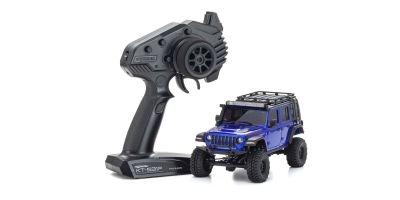 MINI-Z 4x4 readyset JeepⓇ Wrangler Unlimited Rubicon with Accessory parts  Ocean Blue Metallic 32528MB