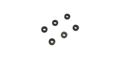 Aluminum Collar (3x7x2mm/Black/6pcs) 97059-02BK