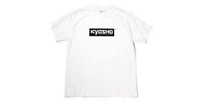 KYOSHO ボックスロゴ Tシャツ(ホワイト/Sサイズ) KOS-TS01W-SB