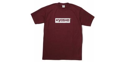 KYOSHO ボックスロゴ Tシャツ (バーガンディ/S) KOS-TS01BG-S