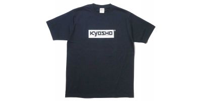 KYOSHO ボックスロゴ Tシャツ (ネイビー/L) KOS-TS01NV-L