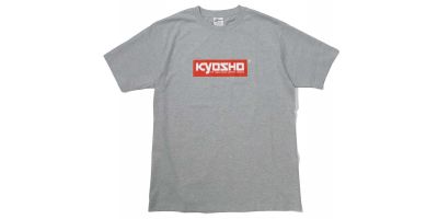 KYOSHO ボックスロゴ Tシャツ(グレー/Sサイズ) KOS-TS01GY-SB
