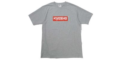 KYOSHO Box Logo T-shirt (Gray/L) KOS-TS01GY-XLB