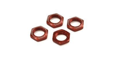Wheel Nut (Red/4pcs/for Serration) IFW472R
