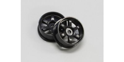 Wheel Set (18/Front/Black/2Pcs/dNaNo) DNH001BK-18F