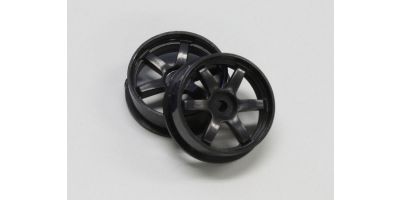 Wheel Set (19/Front/Black/2Pcs/dNaNo) DNH001BK-19F