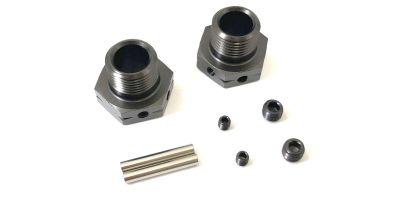 Wheel Hub (Wide/Gunmetal/2pcs/MP10) IFW625WB