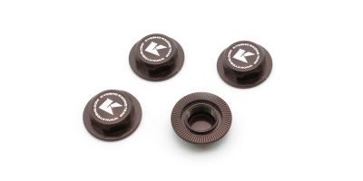 Wheel Nut(Gun Metallic/4pcs/Flange Cap/Serration) IFW649GM