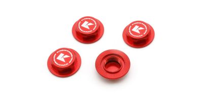 Wheel Nut(Red/4pcs/Flange Cap/Serration) IFW649R