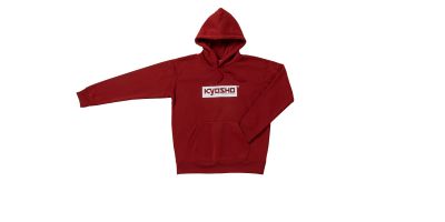 KYOSHO Box Logo Hoodie (Burgundy/4L) KOS-PK01BG-XXL