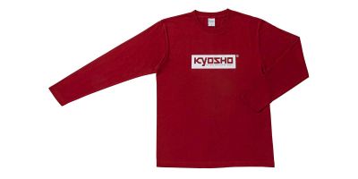 KYOSHO Box Logo Long T-shirt(Burgundy/S) KOS-LTS01BG-S