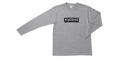 KYOSHO Box Logo Long T-shirt(Gray/S) KOS-LTS01GY-S