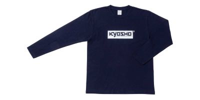 KYOSHO ボックスロゴ ロングＴシャツ (ネイビー/S) KOS-LTS01NV-S