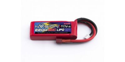 nVision LiPo 11.1V-2200 (30C) Deansプラグ NVO1810