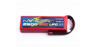 nVision LiPo 14.8V-2500 (30C) Deansプラグ NVO1814