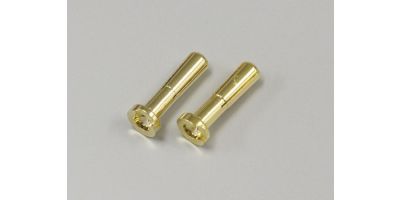 4mm Gold Connector low profile (2pcs) ORI40055