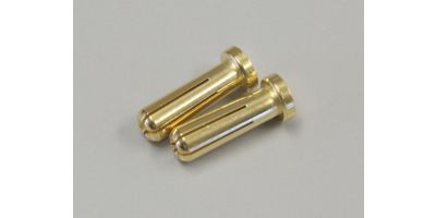 ローハイト ヨーロピアンプラグ (5mm/ゴールド/2pcs) ORI40056