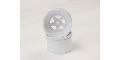 2.2インチ用 リヤホイール(2入/ホワイト/スコーピオン 2014) SCH006WB