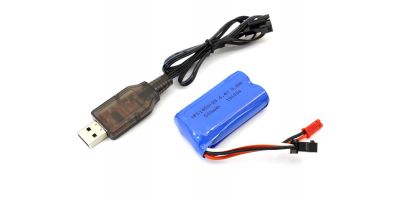 バッテリーUSB充電ケーブル付(リザード) TS010L-01