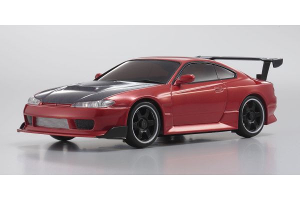 R/C EP TOURING CAR NISSAN SILVIA S15 equipped with GT Rear Wing Red Metallic 30576ZMR