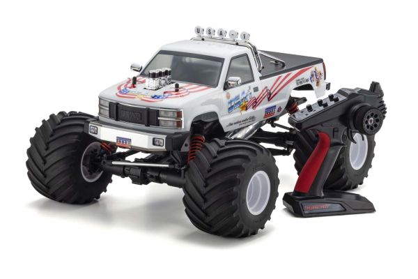 1/8 Scale Radio Controlled .25 Engine Powered Monster Truck USA-1 Nitro readyset w/KT-231P+ 33155