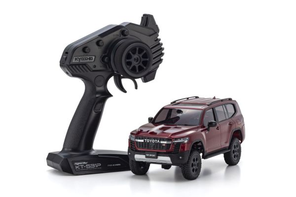 MINI-Z 4x4 readyset Toyota LAND CRUISER 300 GR SPORT Dark Red Mica Metallic 32538MR