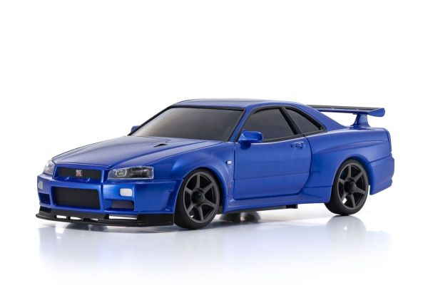 ASC MA020 日産 スカイラインGT-R R34 V.specⅡニュル メタリックブルー MZP487MB